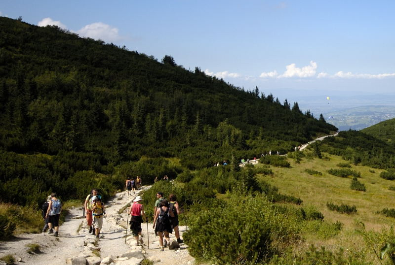 Polska - Tatry - sierpniowy tłok na szlakach