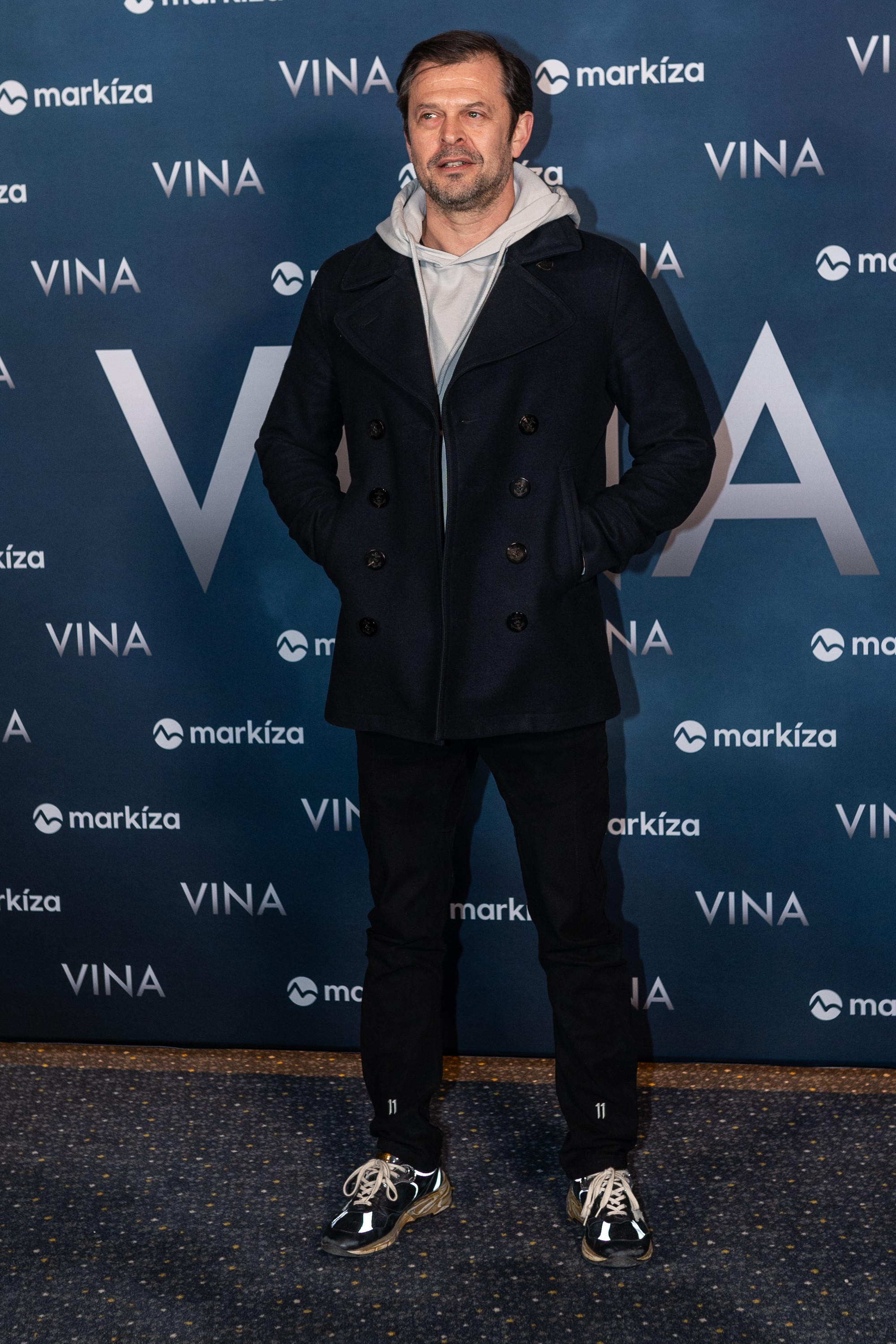 Alexander Bárta na premiére seriálu Vina.