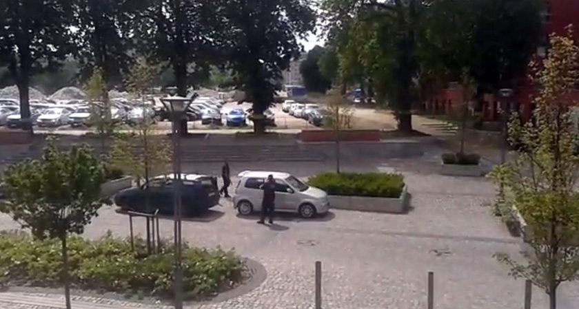 strażnicy miejscy z Gdańska zakładali blokady