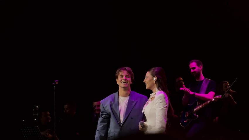 Džejla Ramović na koncertu Jakova Jozinovića