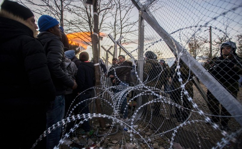 Zamieszki na granicy grecko - macedońskiej