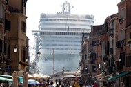 File photo of The MSC Divina cruise ship in Venice lagoon