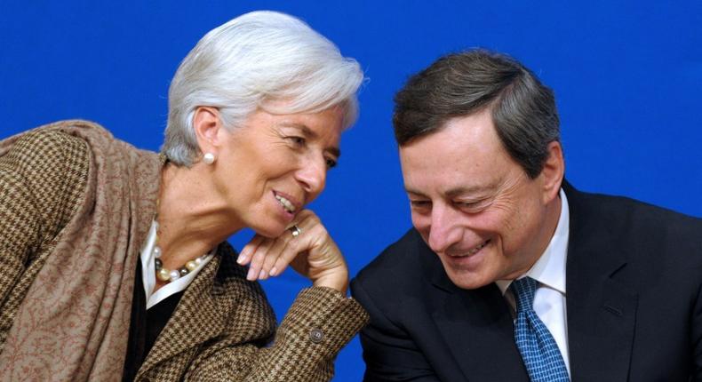 Christine Lagarde is to take over from Mario Draghi as head of the European Central Bank on November 1