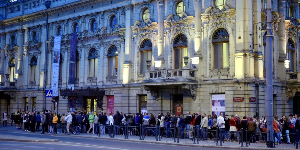 Noc Muzeów w Łodzi. Pałac Poznańskiego