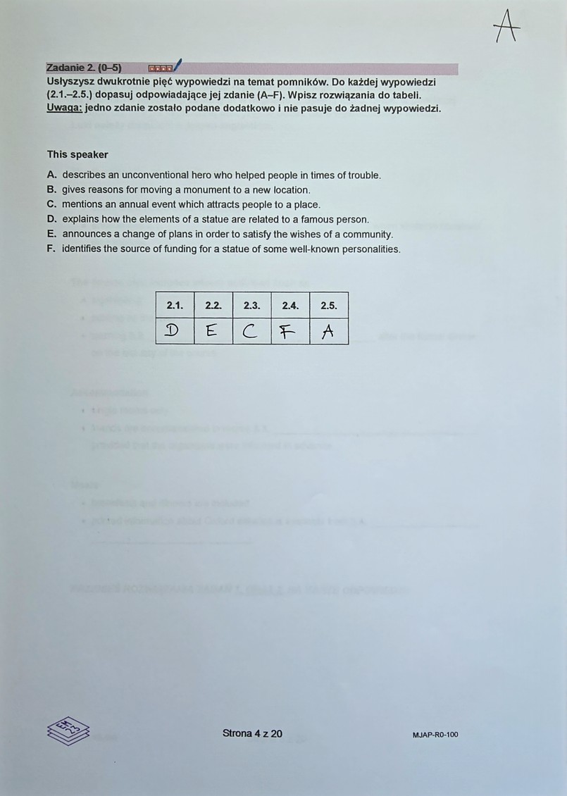 Matura 2024. Język angielski - poziom rozszerzony [ARKUSZE CKE i ODPOWIEDZI]