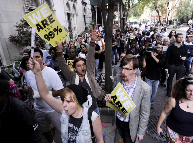 Ludzie nie chcą płacić za błędy finansistów, które doprowadziły do kryzysu