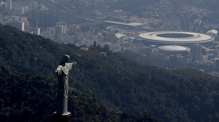 Rio de Janeiro legismertebb látványossága. Most amúgy nem látszik / Fotó: Europress Getty Images