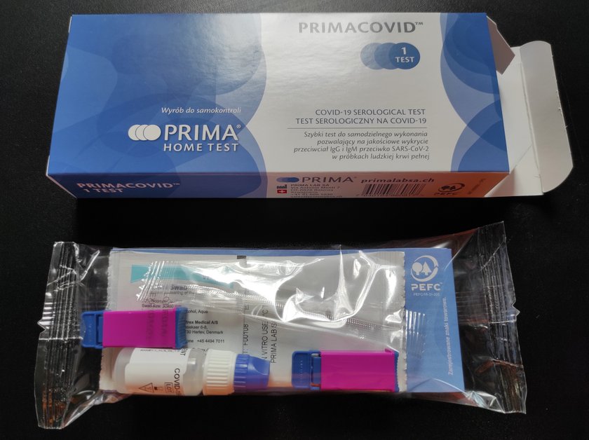 Primacovid - test serologiczny na COVID-19 z Biedronki