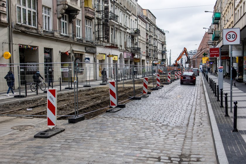 Trwa przebudowa ul. Święty Marcin i Alei Marcinkowskiego