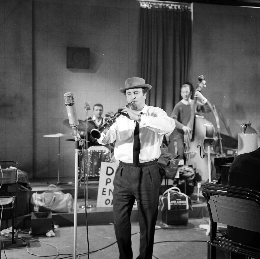 Acker Bilk w grudniu 1961 roku na scenie