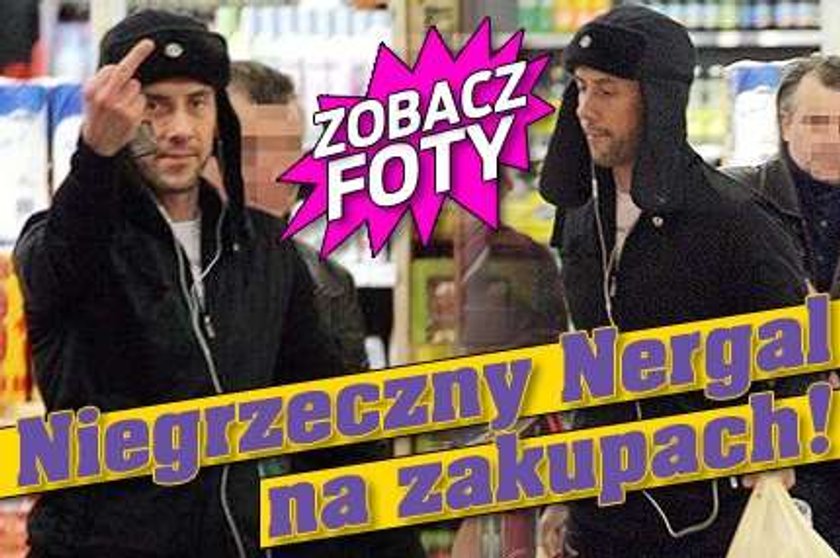 Niegrzeczny Nergal na zakupach. FOTY