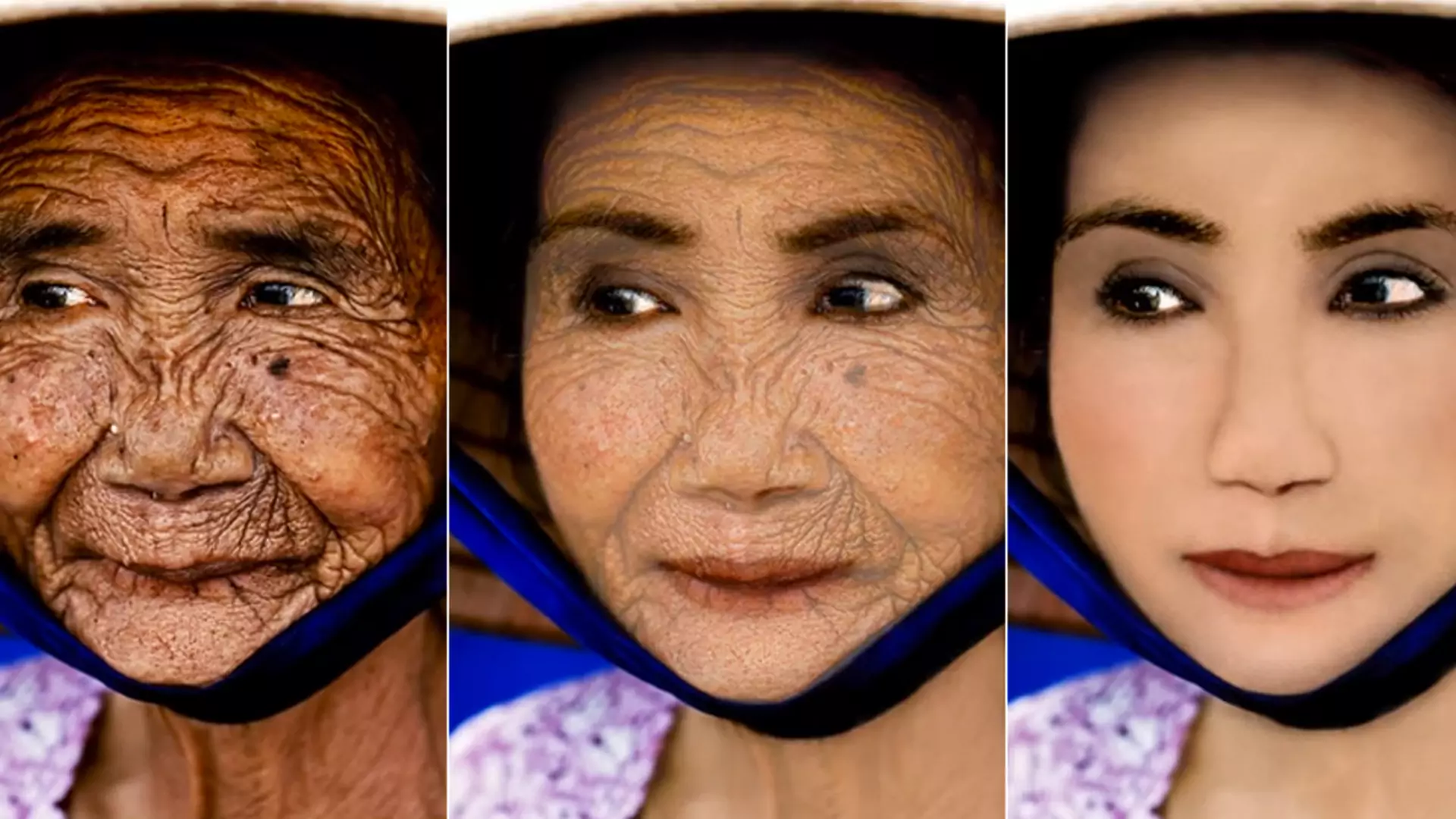 Photoshop cofnie nawet czas? 100-letnia kobieta w mgnieniu oka staje się młoda [WIDEO]