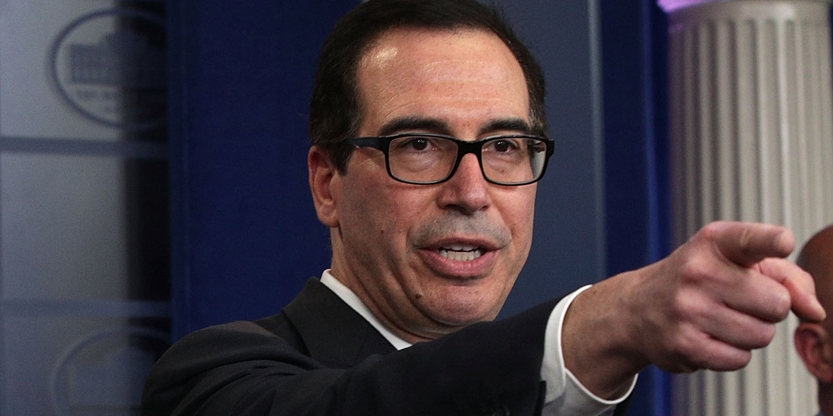 MNUCHIN: I 'think it was a mistake' for CEOs to ditch Trump's business councils