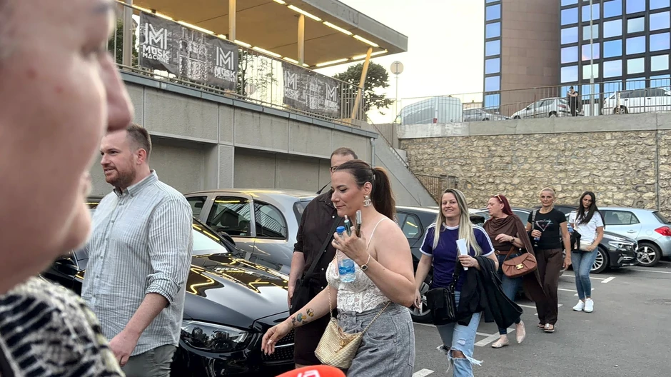 Kristina Spalević na Ćaninom koncertu 