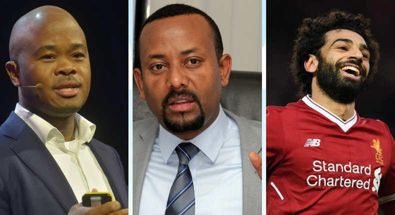 These are three of the five Africans featured on Time's list of Most Influential People of 2019 (canva)