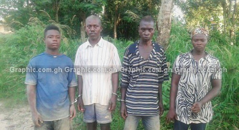 Blind man, three others arrested for 'galamsey'