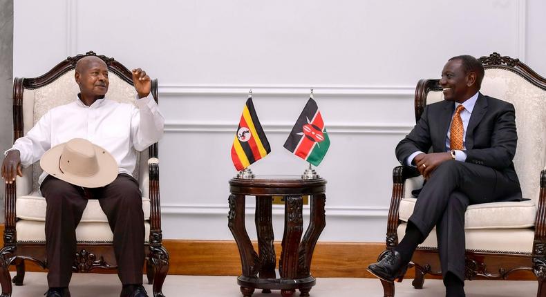 President William Ruto hosted President Yoweri Museveni at State House, Nairobi on May 16, 2024