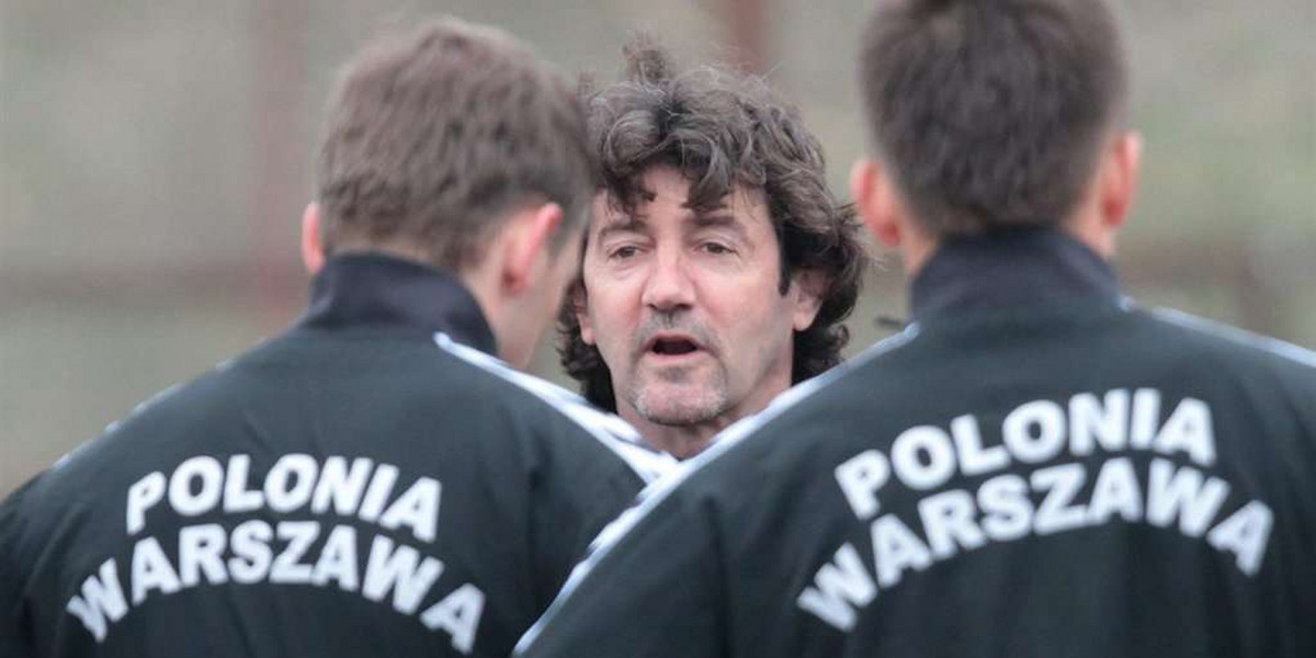 Trener Polonii Warszawa Jose Marii Bakero ratuje swoją posadę w klubie