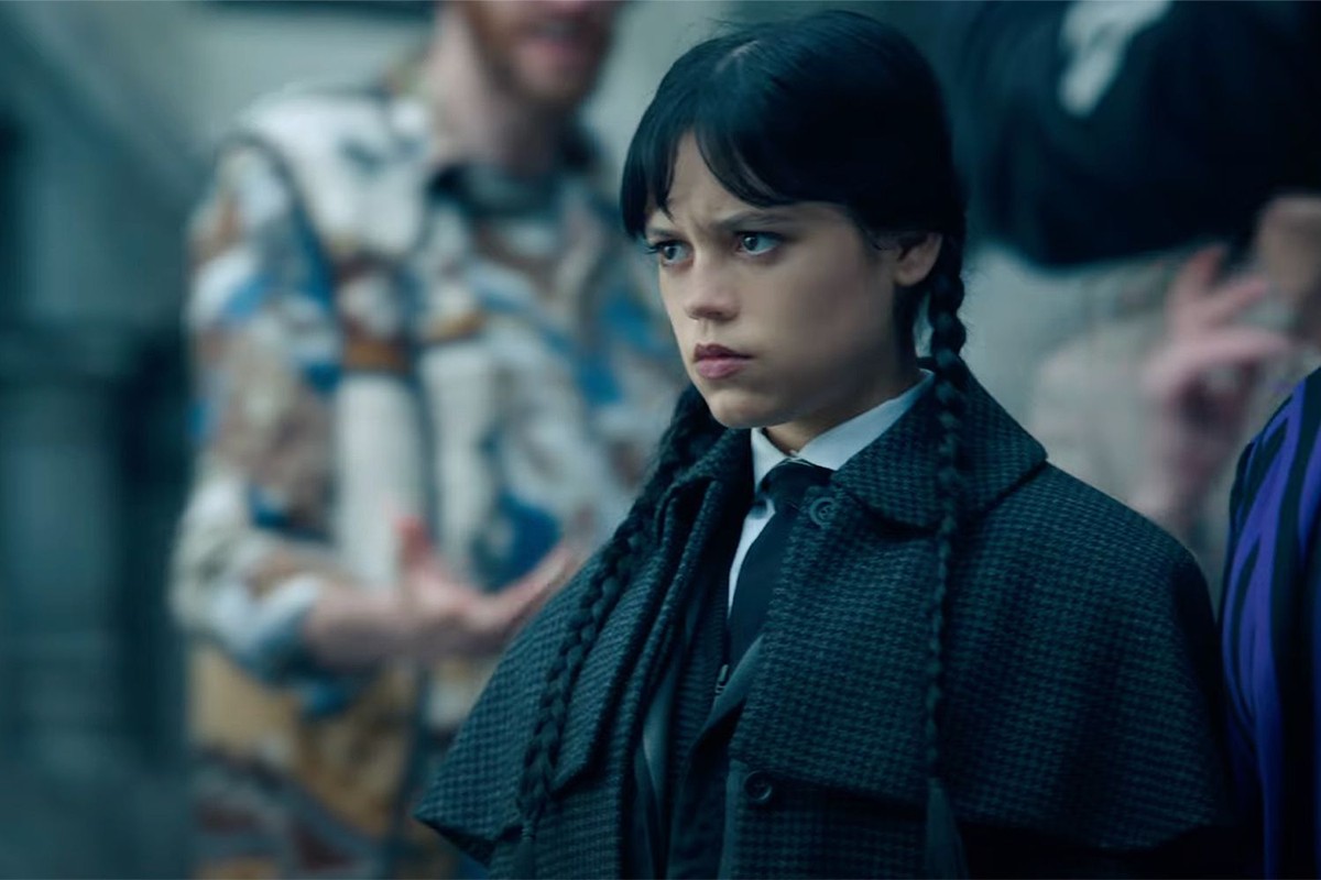 Jenna Ortega w drugim sezonie serialu "Wednesday"