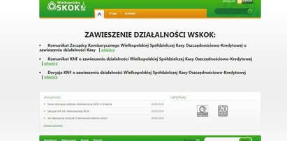 Kolejny SKOK upada. Klienci banków się zrzucą