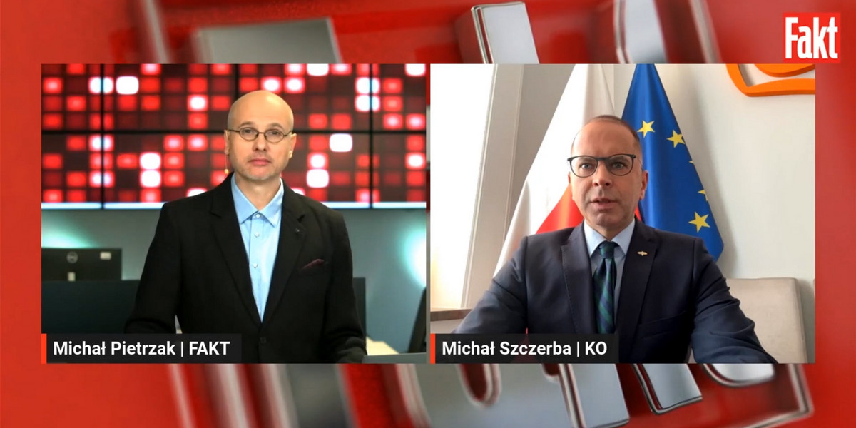 Michał Szczerba w Fakt Live. Nazwał prezydenta durniem.