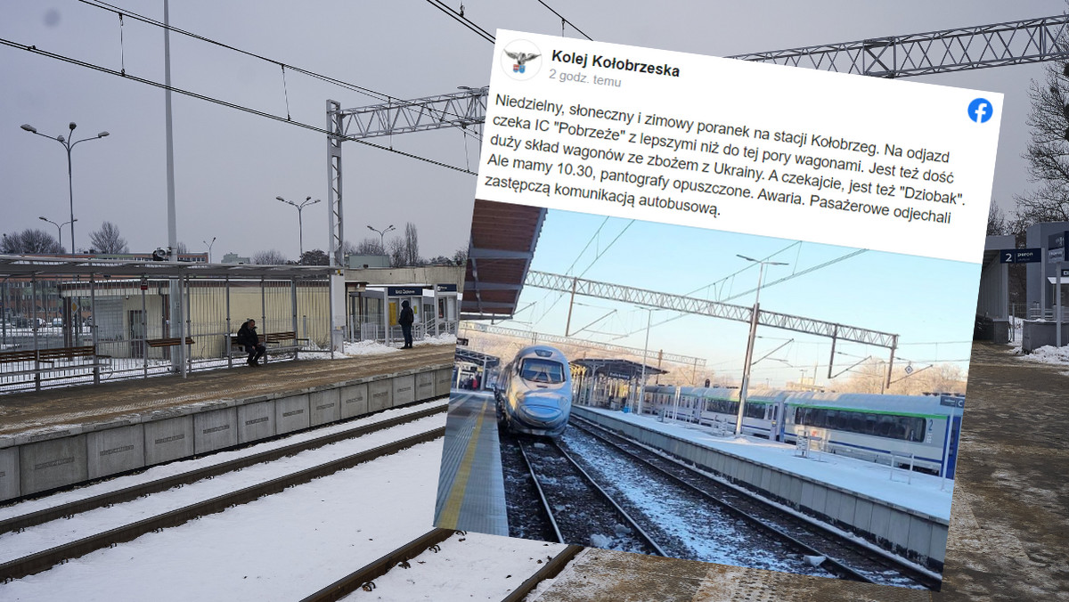 Kłopoty pasażerów. Pociąg Pendolino "zamarzł" [ZDJĘCIA]