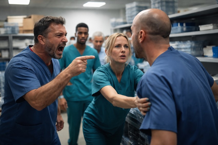 Napetost u bolničkoj prostoriji