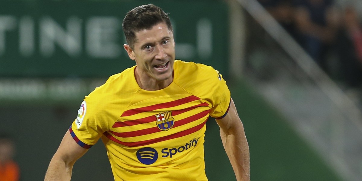 Robert Lewandowski strzelił Osasunie. Polak dał wygraną Barcelonie.