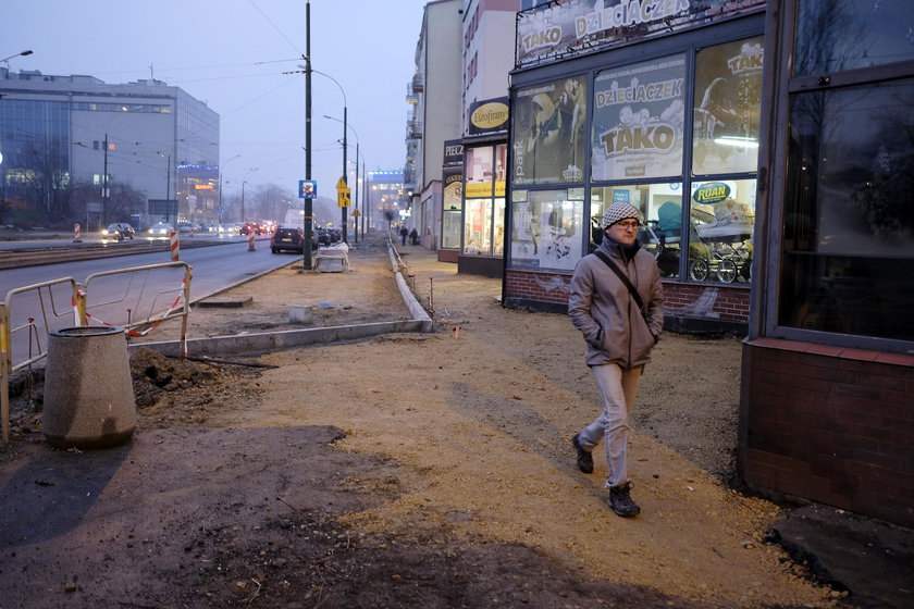 Sosnowiec. Wąskie chodniki po przebudowie ulicy 3 Maja