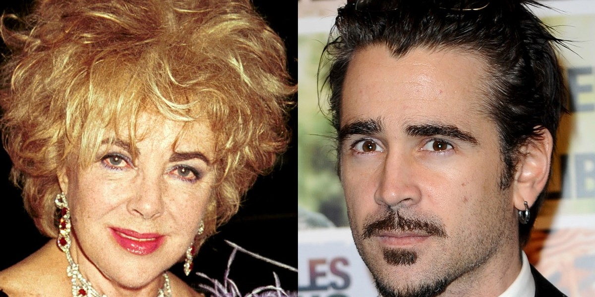 Liz Taylor i Colin Farrell.