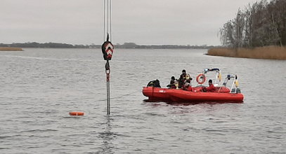 Tragedia na rzece Drwęca. Strażacy wyłowili ciało 56-letniego mężczyzny