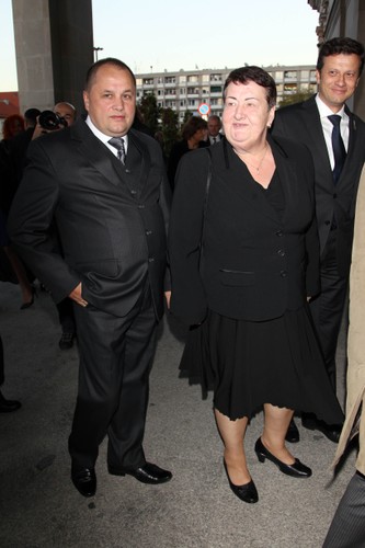 Henryka Krzywonos na premierze filmu 