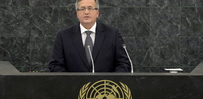 Komorowski atakuje ONZ