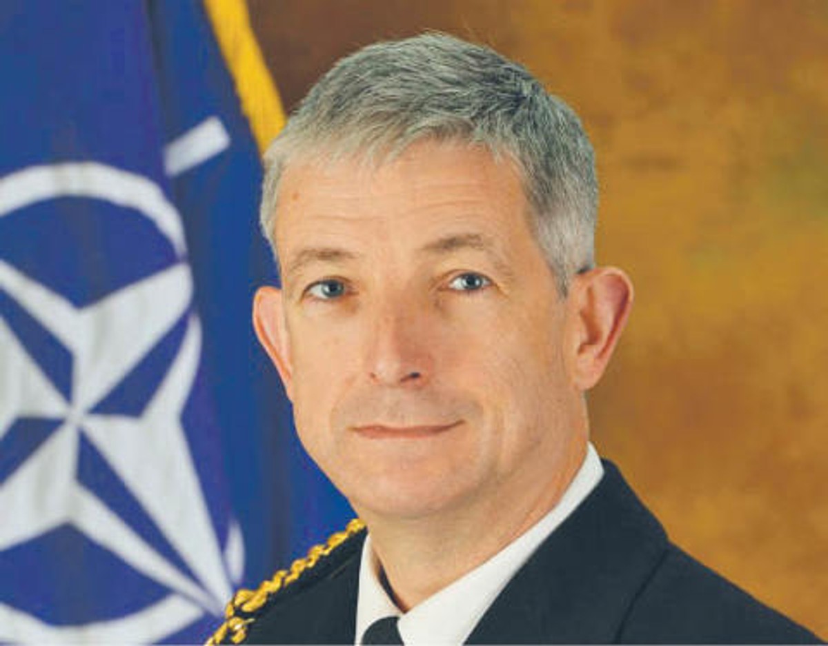 Admirał Sir Clive CC Johnstone, szef Dowództwa Morskiego NATO (MARCOM)