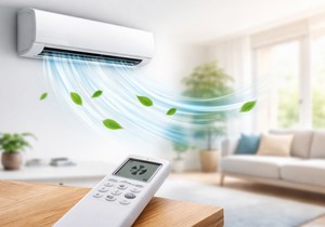 Klima uređaj u dnevnoj sobi