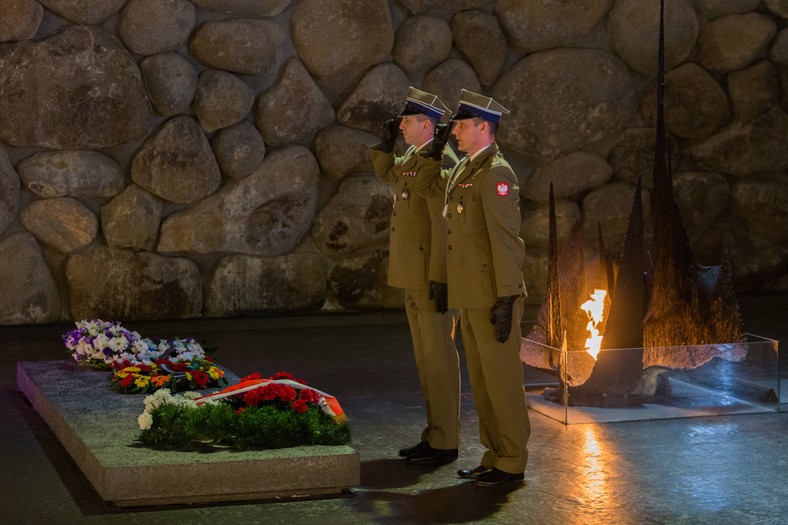 Złożenie wieńca w Yad Vashem w Jerozolimie