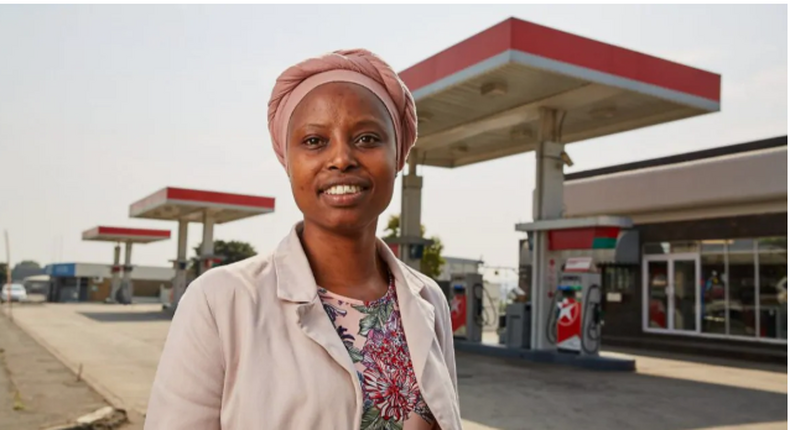 36-year-old woman narrates how she jumped from being a cashier to owning a petrol station
