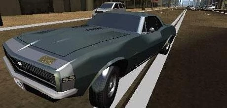 Screen z gry "L.A Rush" (wersja na PSP)