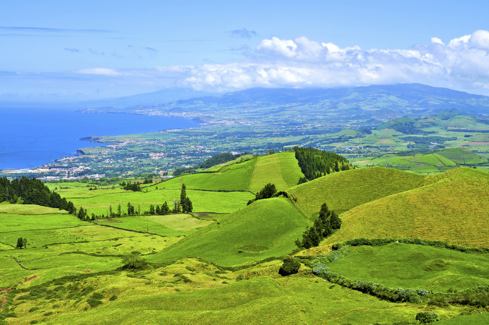 Azory - krajobraz wyspy Sao Miguel 