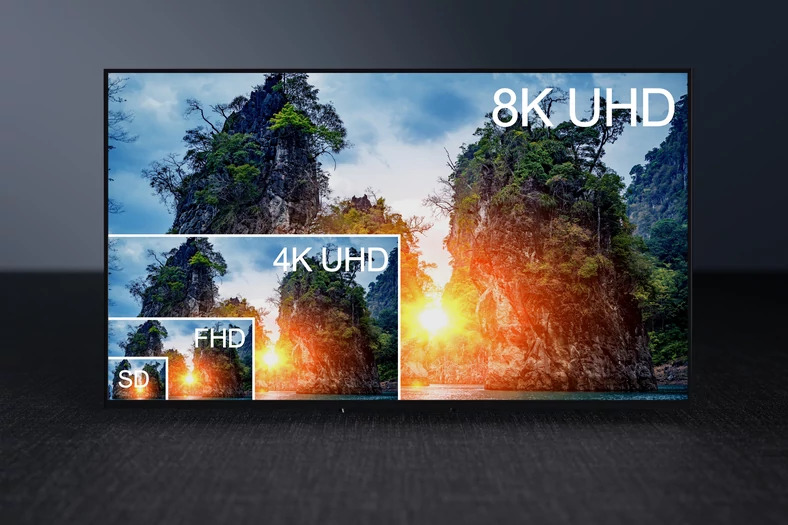Porównanie rozdzielczości – Full HD, 4K i 8K