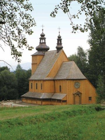 Sądecki Park Etnograficzny, kościół z Łososiny Dolnej