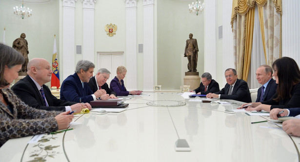 Spotkanie Kerry-Ławrow-Putin