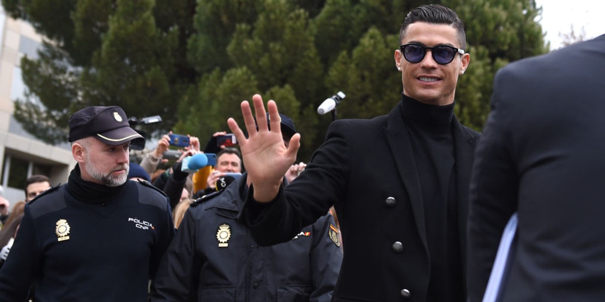 Cristiano Ronaldo usłyszał wyrok 22 stycznia 2019 roku. Piłkarz będzie musiał zapłacić wysoką grzywnę m.in. za unikanie podatków