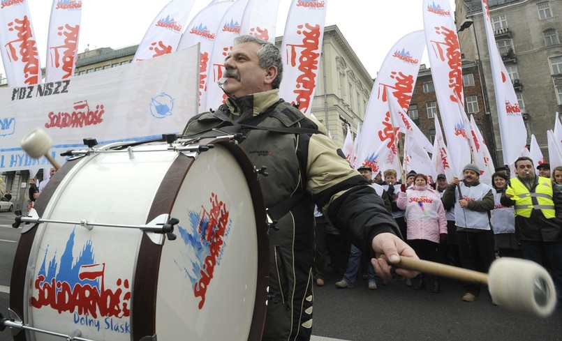 Związkowcy sparaliżowali Warszawę