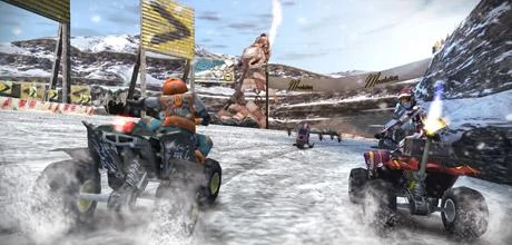 Screen z gry "MotorStorm Arctic Edge"