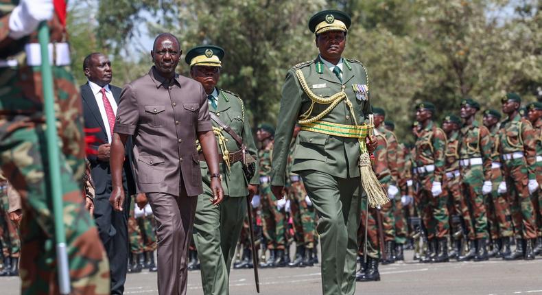 President William Ruto presides over pass-out parade of over 2000 Forest Officers in Gilgil