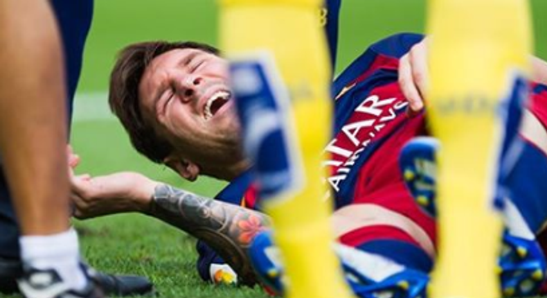 Messi injury