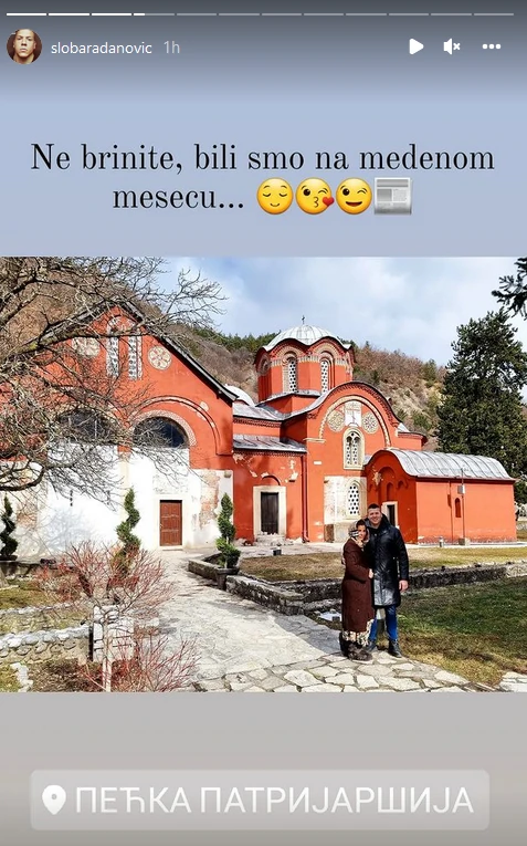 Sloba Radanović i Jelena (Foto: Instagram/slobaradanovic)