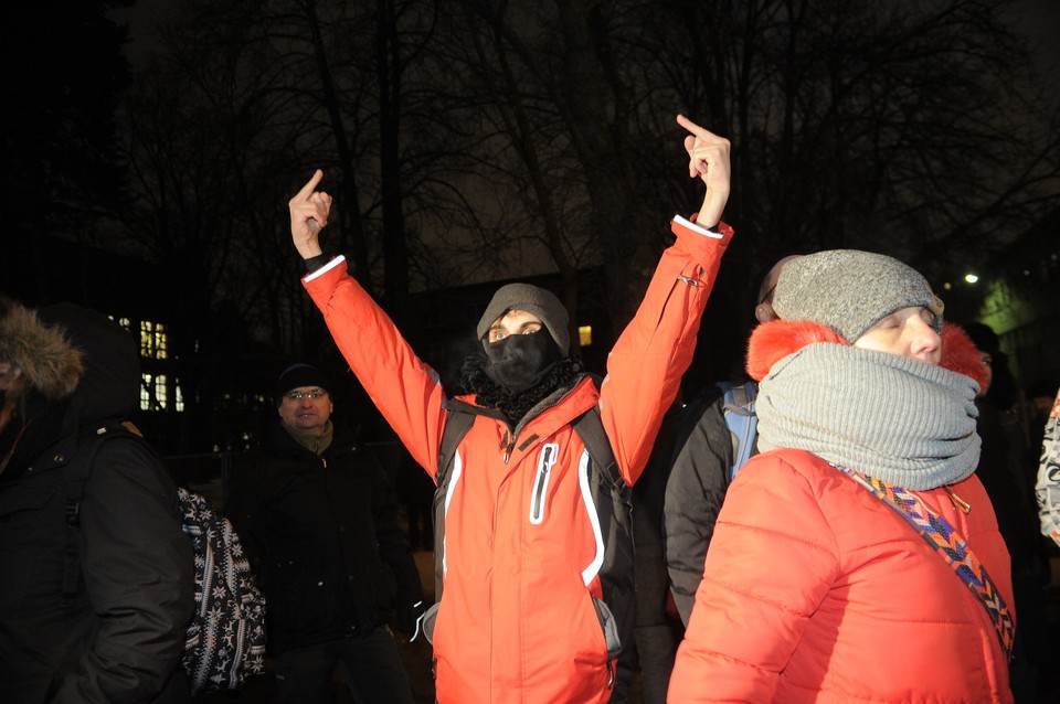 Przeciwnicy Marszu Pamięci Żołnierzy Wyklętych