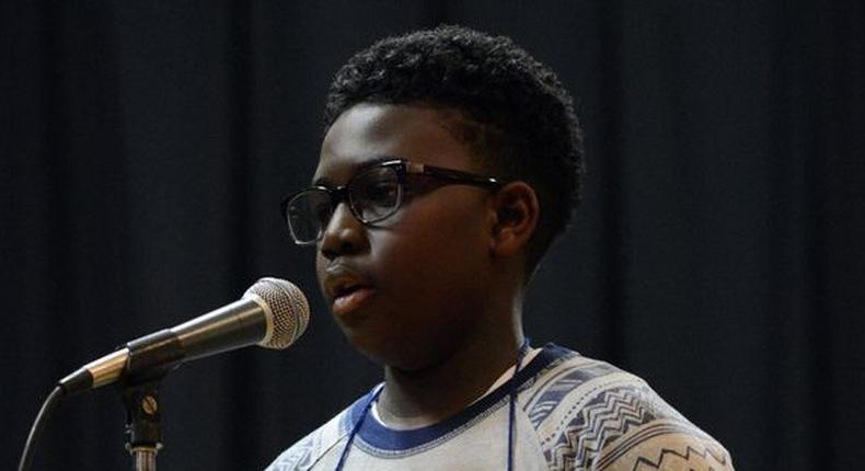 Ghanaian kid Gabriel Ennin just made the Scripps National Spelling Bee for the second year running